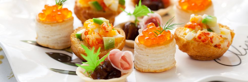 canapes from personal Cotswold Chef