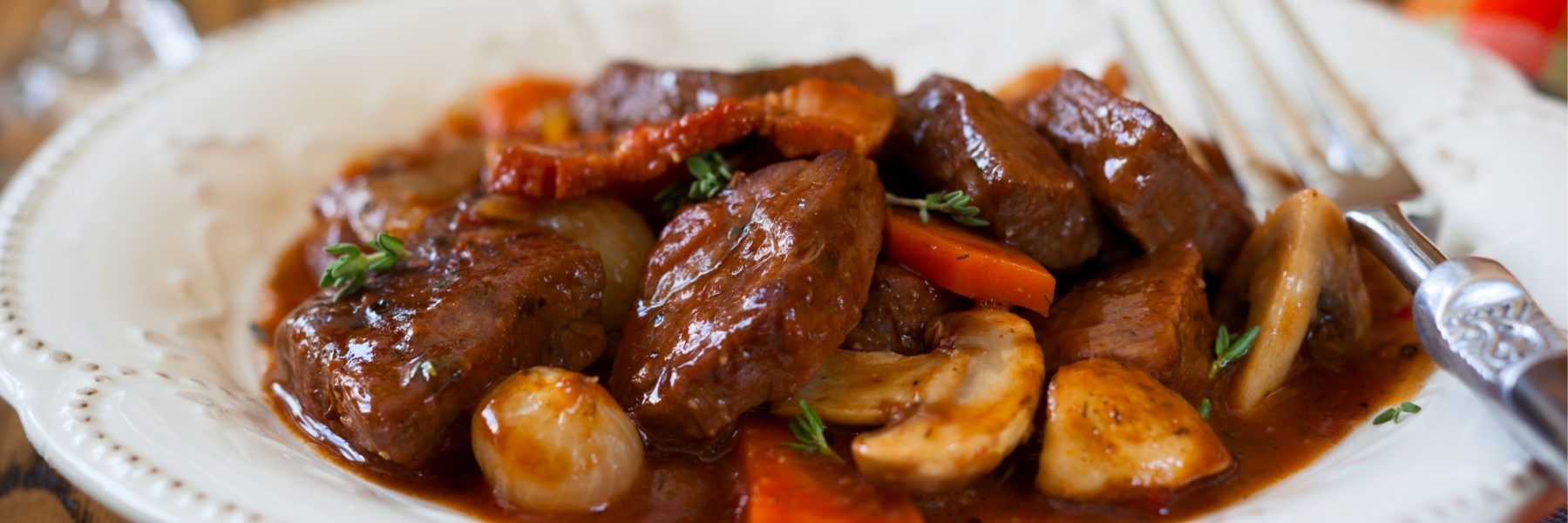 Stew cooked by personal chef in Cotswolds